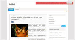 Desktop Screenshot of boske.hu